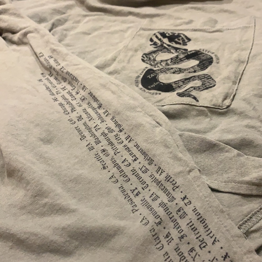 Taylor Swift Reputation Oversized Tour Shirt-Small